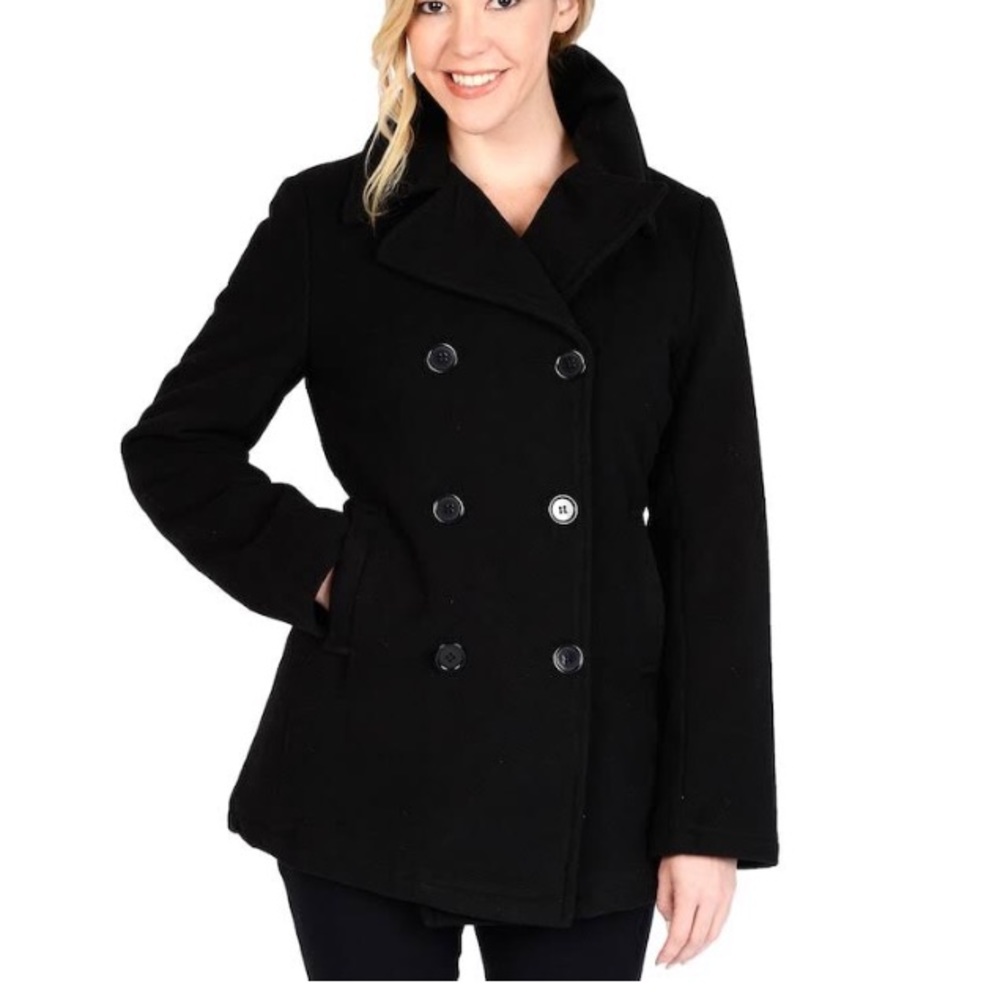 New York & CO. Hooded Peacoat